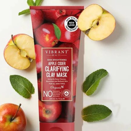 Vibrant Beauty Skin Brightening Apple Clarifying Mud Face Mask (200ml)