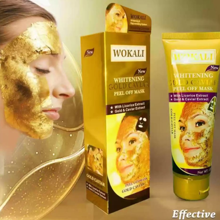 WOKALI Gold Caviar Mask Face Peel Off Mask Rejuvenating Skin Care Gold Mask For Women And For Girls