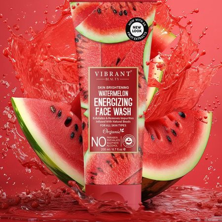 Vibrant Beauty Brightening Watermelon Energizing Face Wash