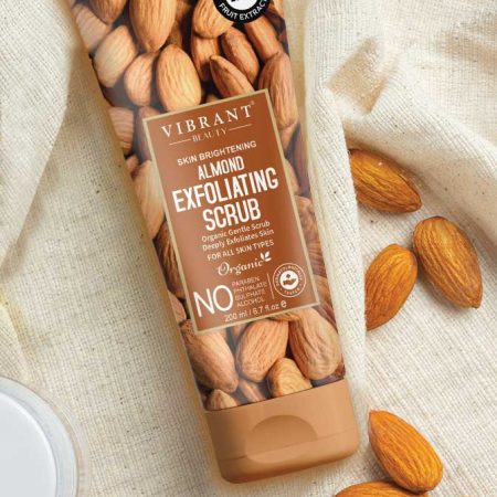 Vibrant Beauty Skin Brightening Almond Exfoliating Scrub (200ml)