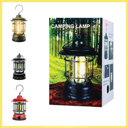 Portable Camping Lantern Lights | Best Quality Camping Light Lantern | Travel Flashing Rechargeable Camping Light ( Random Color )