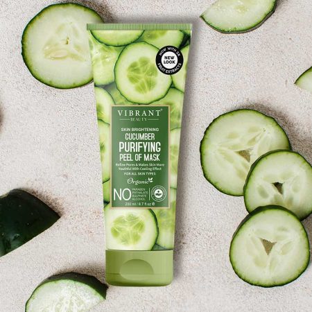 Vibrant Beauty Skin Brightening Cucumber Purifying Peel Off Mask 200ml