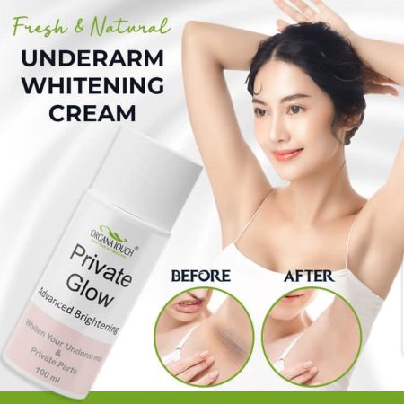 Organa Touch Fresh & Natural Underarm Whitening Cream Private Glow ( Advanced Brightening )