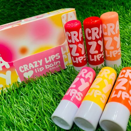 Pack of 3 Crazy Tinted Lip Balm, Magic Chapstick Hydrated & Moisturizing Lip Balm (Random Color)