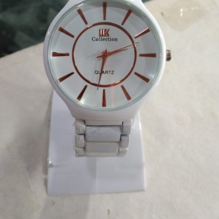Quartz Stainless Steel Men’s Formal Chain Strap White Color Watch (without box)