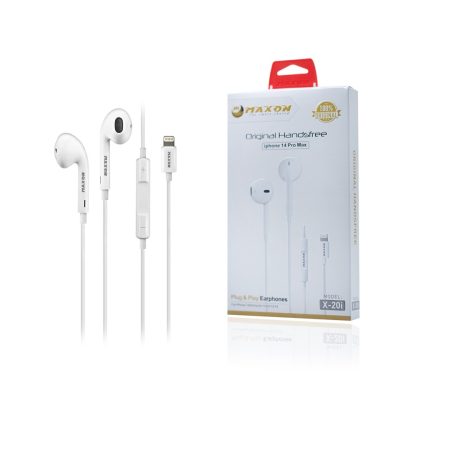 X-20i IPHONE Handsfree Plug & Play Upto IPHONE 14 Pro Max