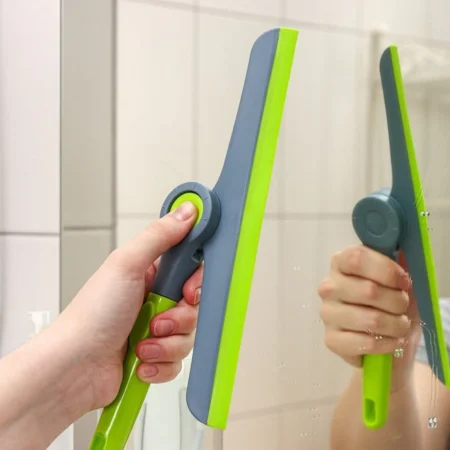 Foldable Wiper with Lock – Multipurpose Window & Mirror Squeegee Tool(random color)