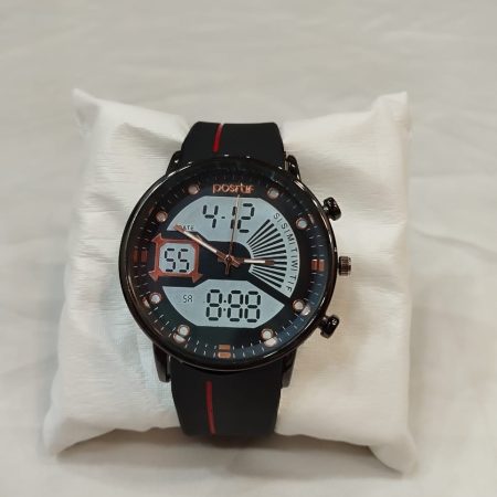 POSTIF Luxury Men’s formal Black Color Watch (Random Design)